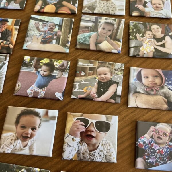 Set of 9 Custom Photo Square 2x2" magnets - Image 4