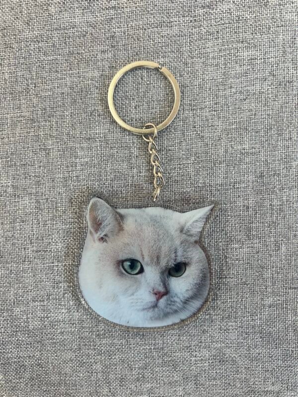 Set of 2 Customized photo keychain - Image 4