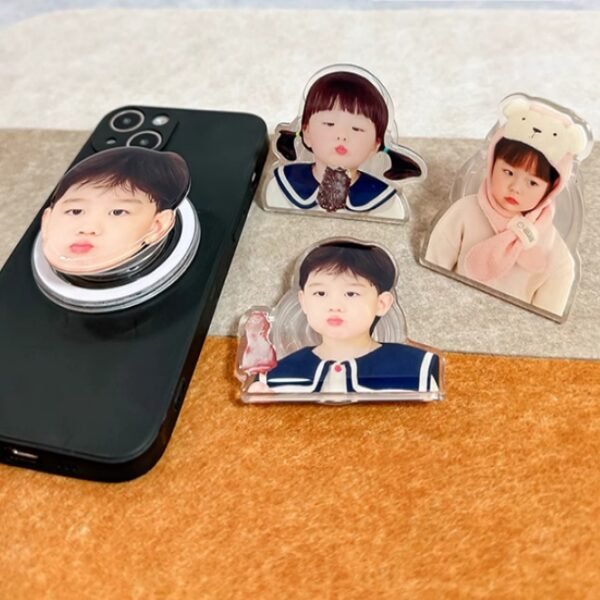 Set of 5 Customized photo phone holder - Image 3