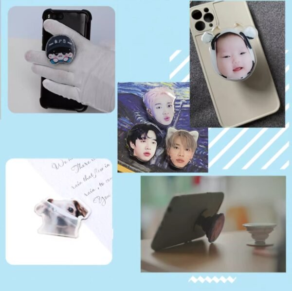 Set of 5 Customized photo phone holder - Image 7